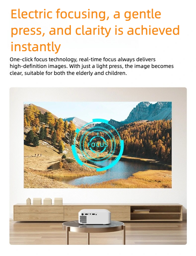 V318 The best-selling model in 2025 ,400 ANSI ,1080P 4K Portable,Autofocus,Android 11, WiFi 6 BT V5.0 Projector Home Theater Smart Projector Auto Keystone Movie Projector for OS Android TV stick