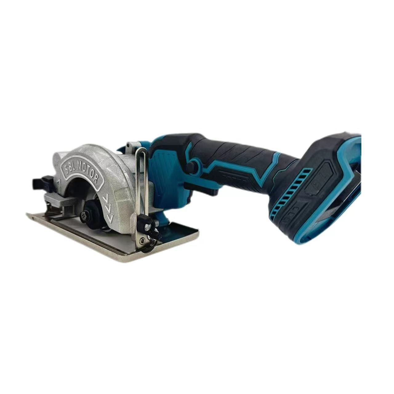 5-inch Electric Saw Charging Single Hand Saw  Two batteries and one charger Universal 21V Battery,Handheld Lithium Battery Circular Saw Woodworking Hand Saw