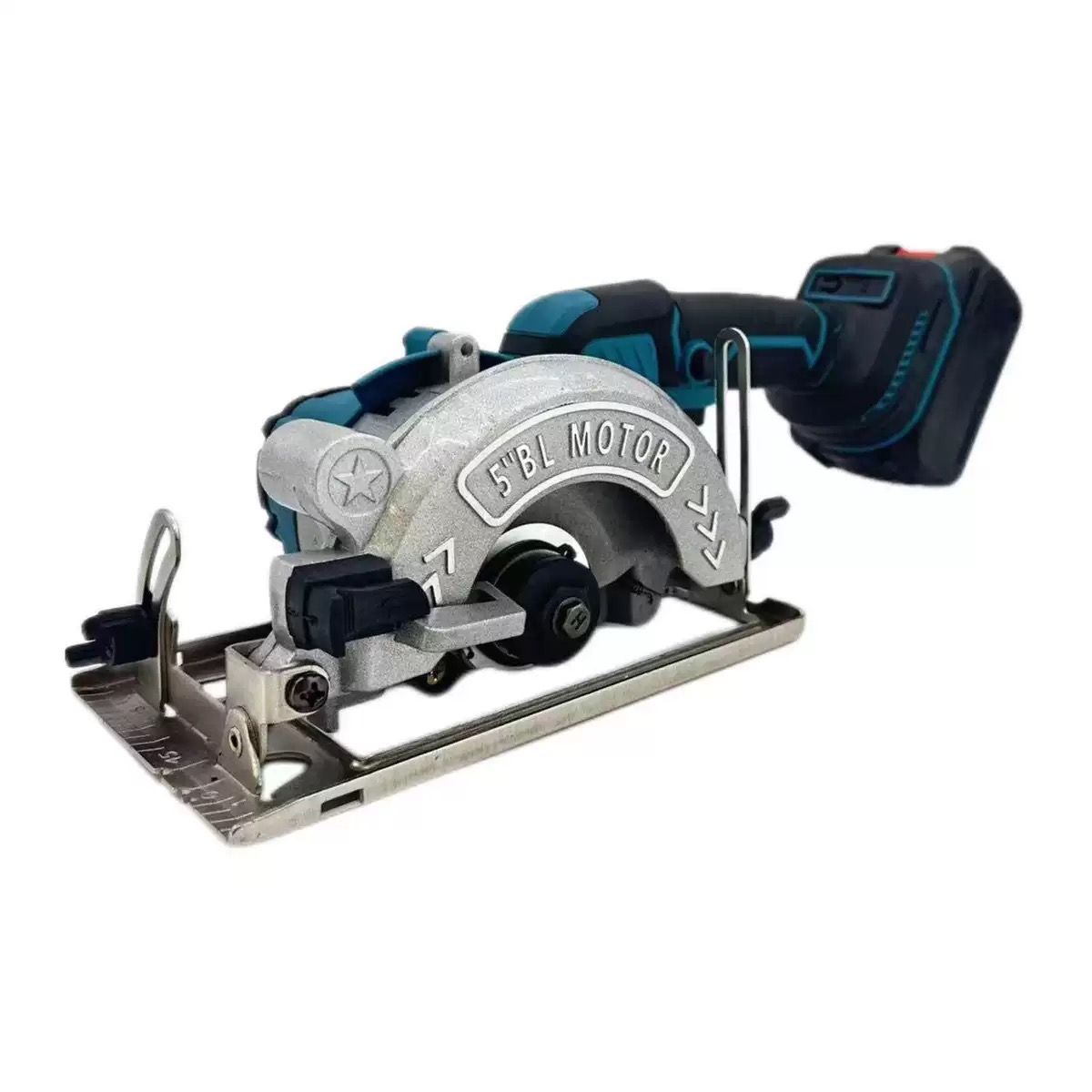 5-inch Electric Saw Charging Single Hand Saw  Two batteries and one charger Universal 21V Battery,Handheld Lithium Battery Circular Saw Woodworking Hand Saw