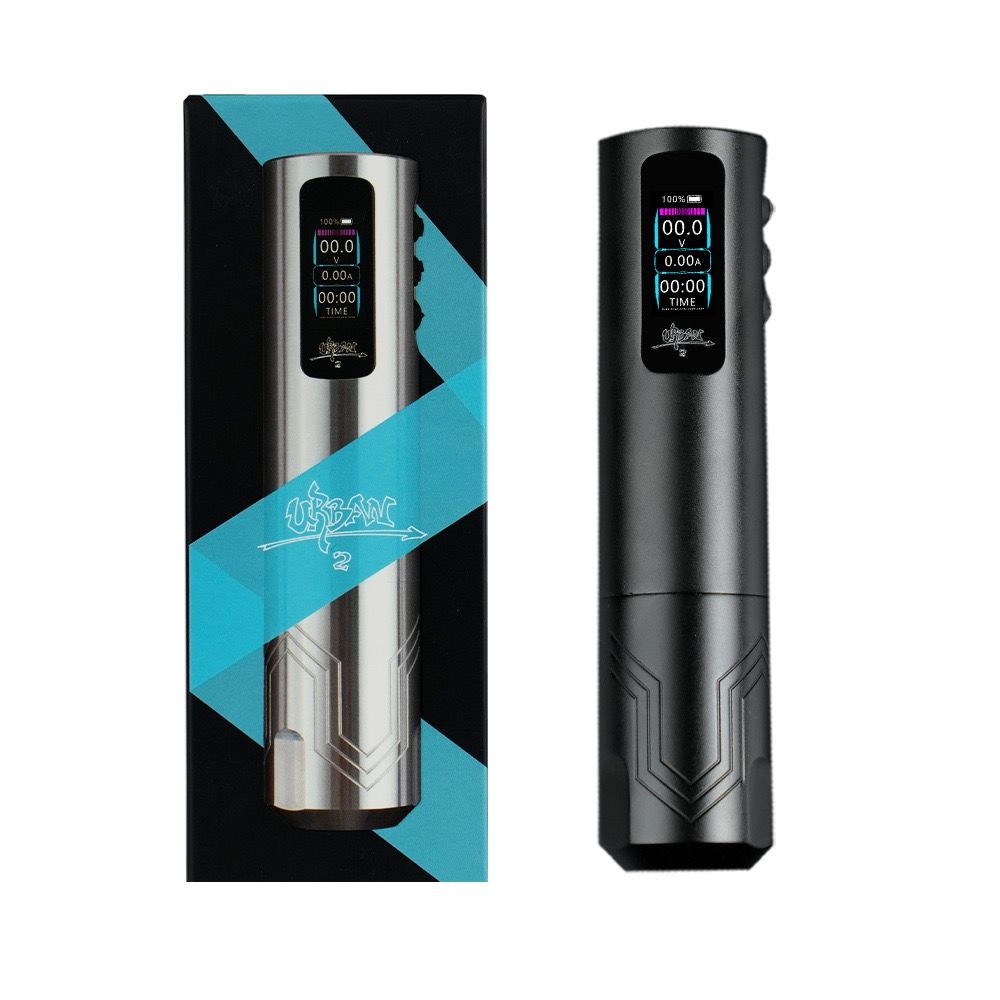 Tattoo URBAN-2 Wireless Battery Pen, Speed 10000RPM,LED Color Screen Motor Tattoo Machine for Professional Tattooing