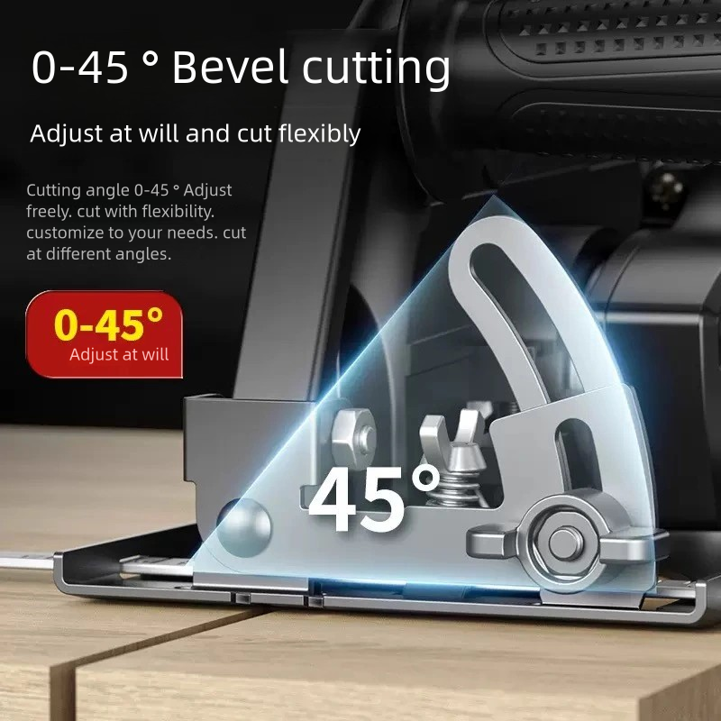 Angle Grinder Cutting Depth Adjustment Positioning Bracket ,0-45° Angle Adjustable 0-40mm ,Angle Grinder Retrofit Cutting Machine Slotting Base