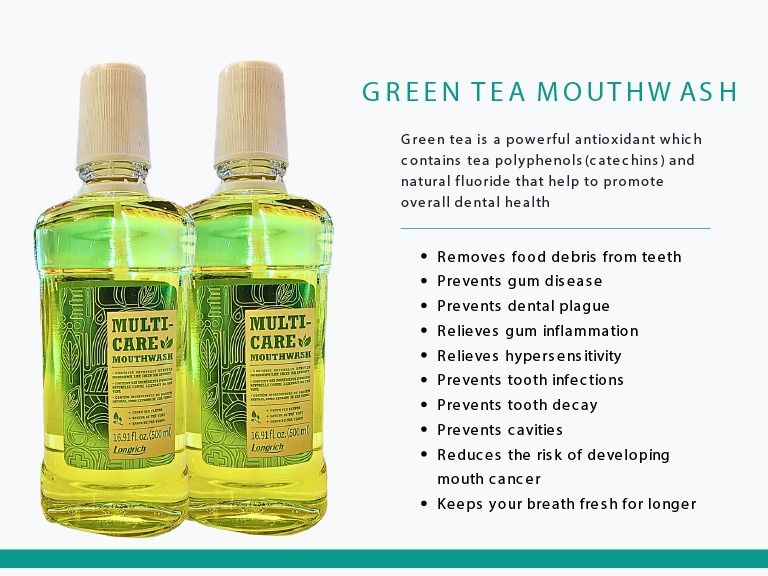 Green tea Moith Wash