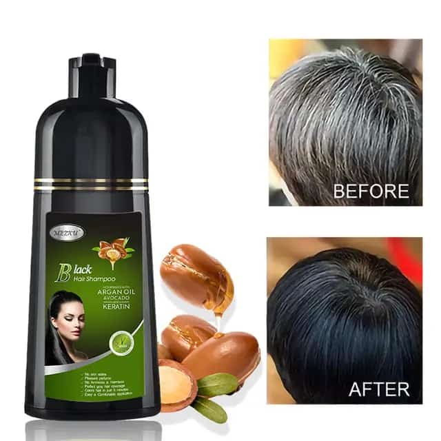 CAIGAIBAI HAIR DYE & SHAMPOO
Give your hair a black shade dye.
Black Herbal hair dye with shampoo.