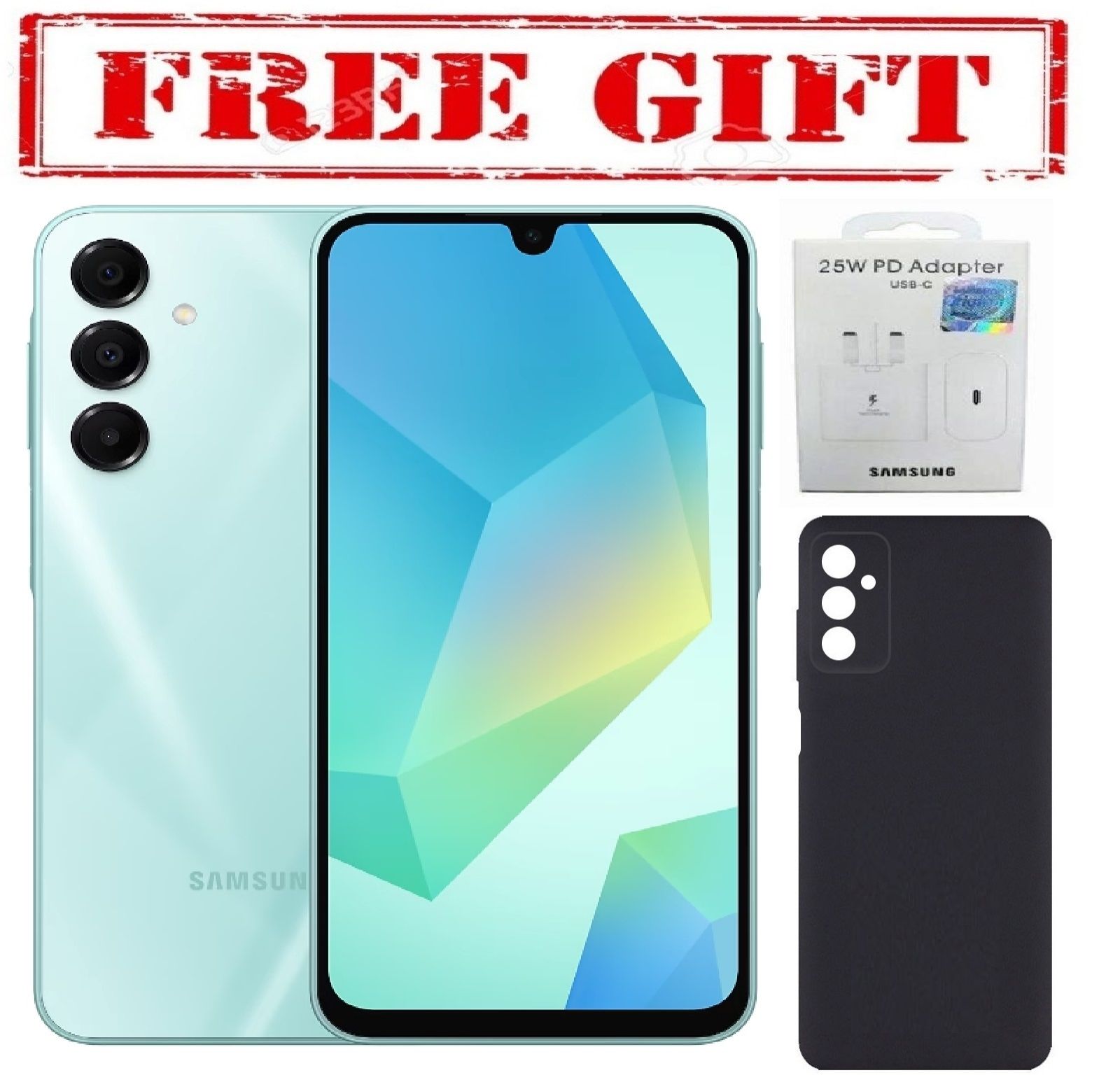 LIMITED OFFER BRAND NEW SAMSUNG GALAXY A16, 5G 6.7'' HD+, 4GB RAM + 128GB ROM, DUAL SIM, 50MP, 5000mAh COMES WITH FREE GIFTS (C TO C HEADER  + SILICONE COVER  ) FOR YOU