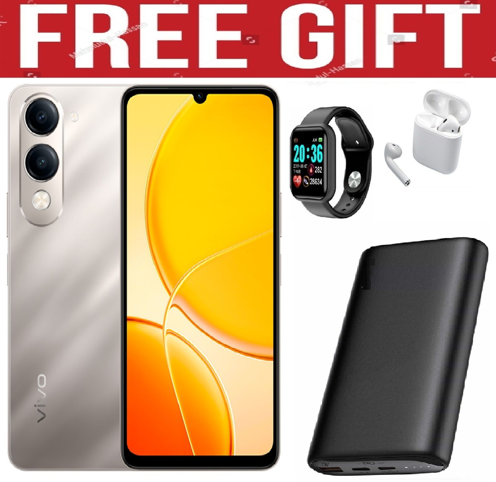 LIMITED DISCOUNT !!! BRAND NEW Vivo Y04 6.74" 64GB ROM+ 4GB RAM (Upto 8GB RAM) 5500mAh (Dual Sim) 13MP SMARTPHONE