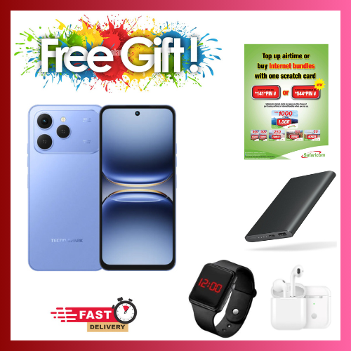 NEW ARRIVAL  LIMITED DISCOUNT !!!!BRAND NEW TECNO SPARK 40, 6.67'' HD+, UP To 128GB ROM+ 8GB RAM (Dual Sim) 50MP, 5200 MAH smartphone comes with FREE GIFTS