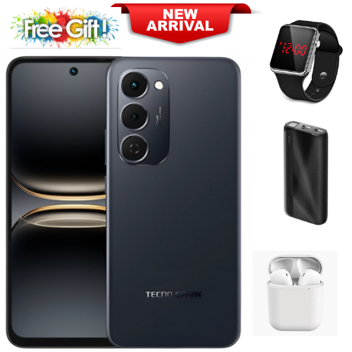 LIMITED DICOUNT!!! TECNO SPARK 40 PRO PLUS, 6.67 Curved AMOLED Screen, Up to 16GB RAM+128GB/256GB ROM, 5200mAh Battery, Android 15, 50MP+13MP Camera, 45W Fast Charging, Side Fingerprint - Smartphones