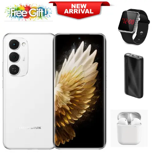 LIMITED DICOUNT!!! BRAND NEW!!!  TECNO SPARK 40 PRO PLUS , 6.67'' HD+, UP To 26GB ROM+ 8GB RAM (Dual Sim) 50MP, 5200 MAH Smartphones with FREE GIFTS
