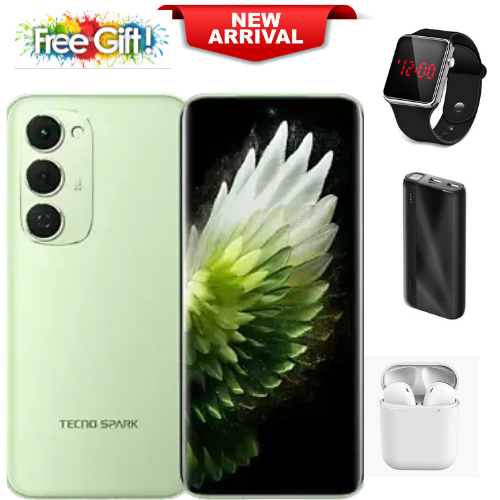 LIMITED DICOUNT!!! TECNO SPARK 40 PRO PLUS, 6.67 Curved AMOLED Screen, Up to 16GB RAM+128GB/256GB ROM, 5200mAh Battery, Android 15, 50MP+13MP Camera, 45W Fast Charging, Side Fingerprint - Smartphones