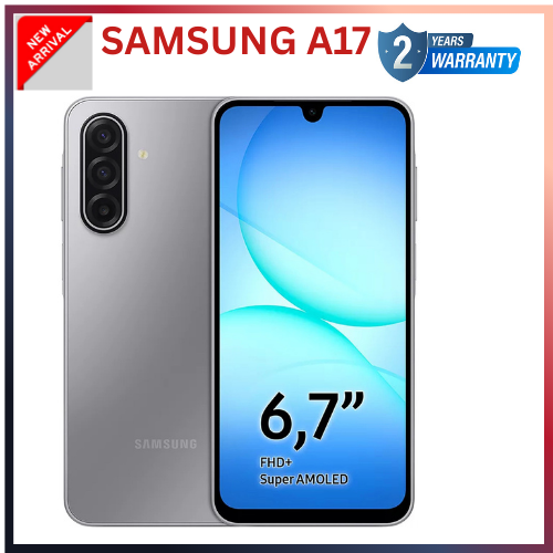 🔥BEST OFFER DEALS!🔥 !!!!!Samsung Galaxy A17 6.7'' 128 GB ROM + 6 GB RAM 5000 mAh 50 MP+ 13 MP camera Android 15 Exynos 1330 (5 nm) Octa-core Super AMOLED  (side-mounted) Fingerprint