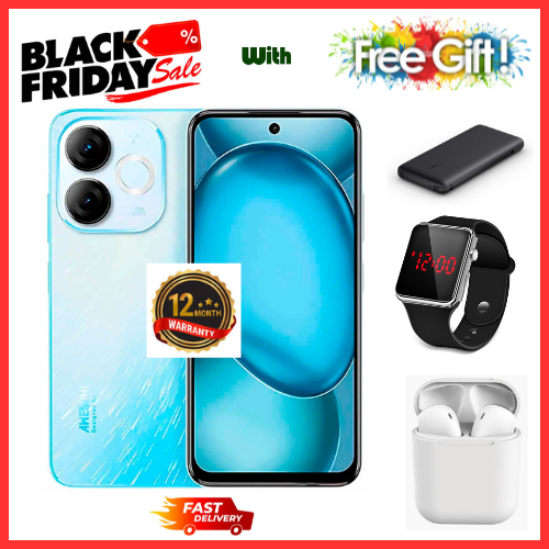BLACK FRIDAY OFFER🔥🔥🔥 ITEL A80 128GB ROM+8(3+5) RAM 6.7" 120Hz Screen 4G Network Dual SIM Phone 50MP Camera 5000mAh Battery Type-C Charging Fingerprint Unlock Android 14 Smart Phones