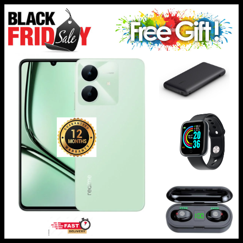 BLACK FIDAY DEALS🔥🔥🔥 BRAND NEW REALME NOTE 60x 6.74" IPS LCD Display, 3GB/4GB RAM+ 64GB/128GB ROM, 5000mAh, Android 14, 8MP Rear & 5MP Front Camera, Dual SIM, Fingerprint (side-mounted)