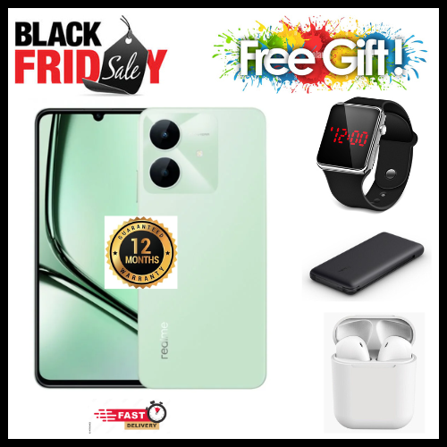 BLACK FIDAY DEALS🔥🔥🔥 BRAND NEW REALME NOTE 60x 6.74" IPS LCD Display, 3GB/4GB RAM+ 64GB/128GB ROM, 5000mAh, Android 14, 8MP Rear & 5MP Front Camera, Dual SIM, Fingerprint (side-mounted)