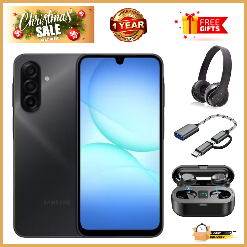 LIIMITED TIME OFFERS🔥🔥🔥BRAND NEW SAMSUNG GALAXY A17 6.7'' 128 GB ROM + 4 GB RAM 5000 mAh 50 MP+ 13 MP camera Android 15 Exynos 1330 (5 nm) Octa-core Super AMOLED (side-mounted) Fingerprint