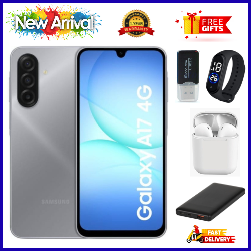 LIIMITED TIME OFFERS🔥🔥🔥BRAND NEW SAMSUNG GALAXY A17 6.7'' 128 GB ROM + 4 GB RAM 5000 mAh 50 MP+ 13 MP camera Android 15 Exynos 1330 (5 nm) Octa-core Super AMOLED (side-mounted) Fingerprint