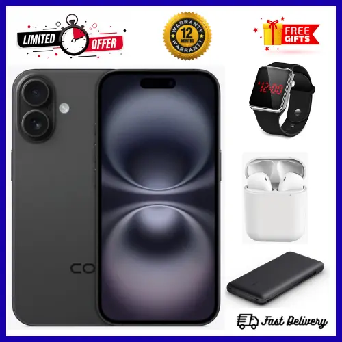 SUPER SALE OFFER🔥🔥🔥CORN C17 MAX 6.6" STORAGE ROM 64GB RAM 5GB STRONG BATTERY 5000 mAh DOUBLE SIM CARD SMART PHONE ON OFFER FINGERPRINT FACE