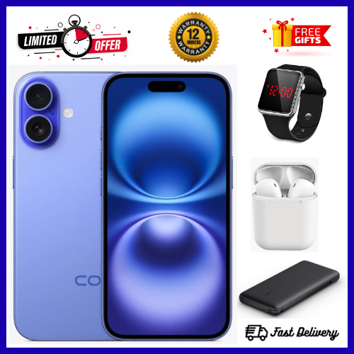 SUPER SALE OFFER🔥🔥🔥CORN C17 MAX 6.6" STORAGE ROM 64GB RAM 5GB STRONG BATTERY 5000 mAh DOUBLE SIM CARD SMART PHONE ON OFFER FINGERPRINT FACE