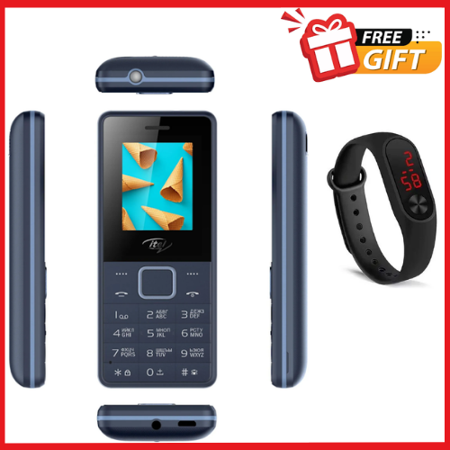 ORIGINAL Itel 2160 1.77" Dual SIM Feature Phones kabambe Katululu Camera Torch 1000 MAh Battery wireless FM Button phone.Has a superb sound and a good speaker system.