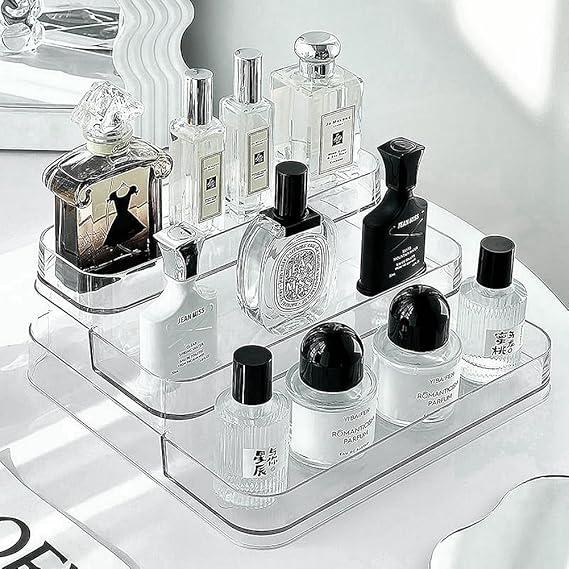 Perfume Storage Case, Shelf Premium Skin Goods Small Organization Inlet Surface Transparent