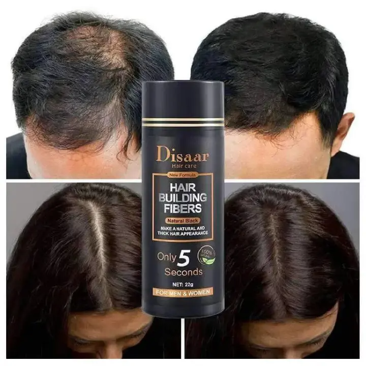 Disaar Hair Building Fibers Instantly Thickens Hair, Provides A Natural Look, Easy Application, Secure Hold, Weather-resistant, Boosts Confidence, Safe For All Hair Types