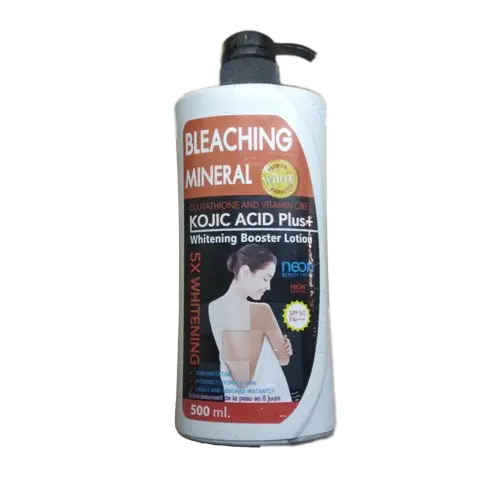 Bleaching Mineral Kojic Acid Whitening Booster Lotion Whitens, Clears Darkspots