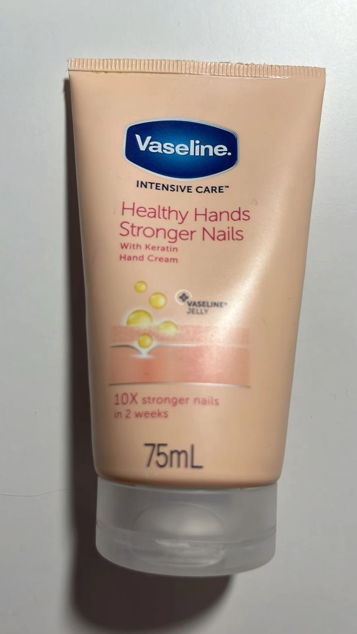 Vaseline Intensive Care Hand Lotion hands and nails treatment Healthy Hands Stronger Nails hand cream enriched with Keratin