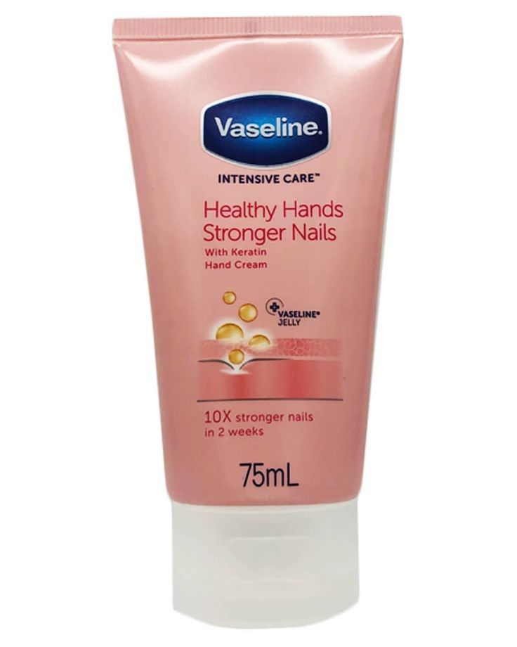 Vaseline Intensive Care Hand Lotion hands and nails treatment Healthy Hands Stronger Nails hand cream enriched with Keratin