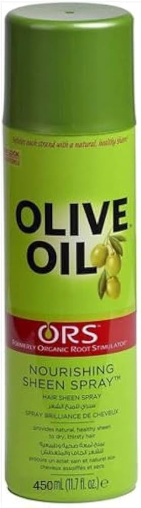 Ors Olive Oil Sheen Nourishing Spray With Beautiful Shine-Restores The Hair's Natural Moisture 85ml, 275ml or 450ml 
{CHOOSE YOUR SIZE}