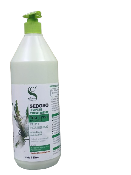 Sedoso Leave-in 1LTRs & Deep Penetrating Anti Itching Tea Tree Treatment 1KGs