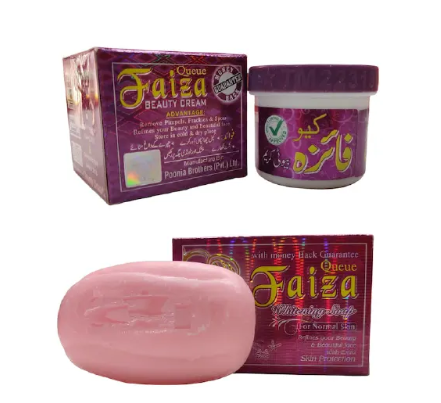 Faiza  2 in 1 Herbal Beauty Skin Whitening Cream & Whitening  Soap