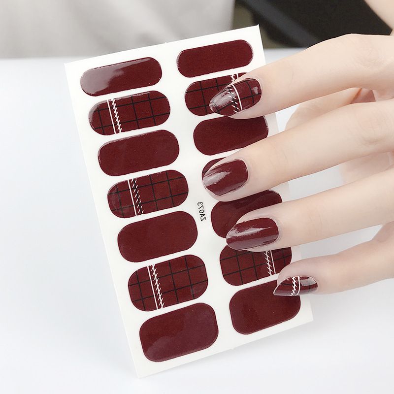 Women's Accessories 10 nail stickers Full Coverage Nail Polish Stickers Semi-cured gel nail stickers Glitter Nails