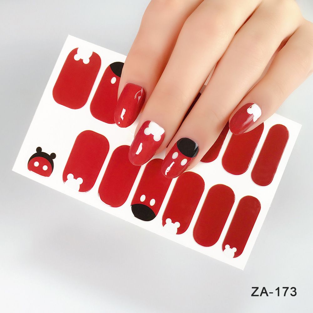 Women's Accessories 10 nail stickers Full Coverage Nail Polish Stickers Semi-cured gel nail stickers Glitter Nails