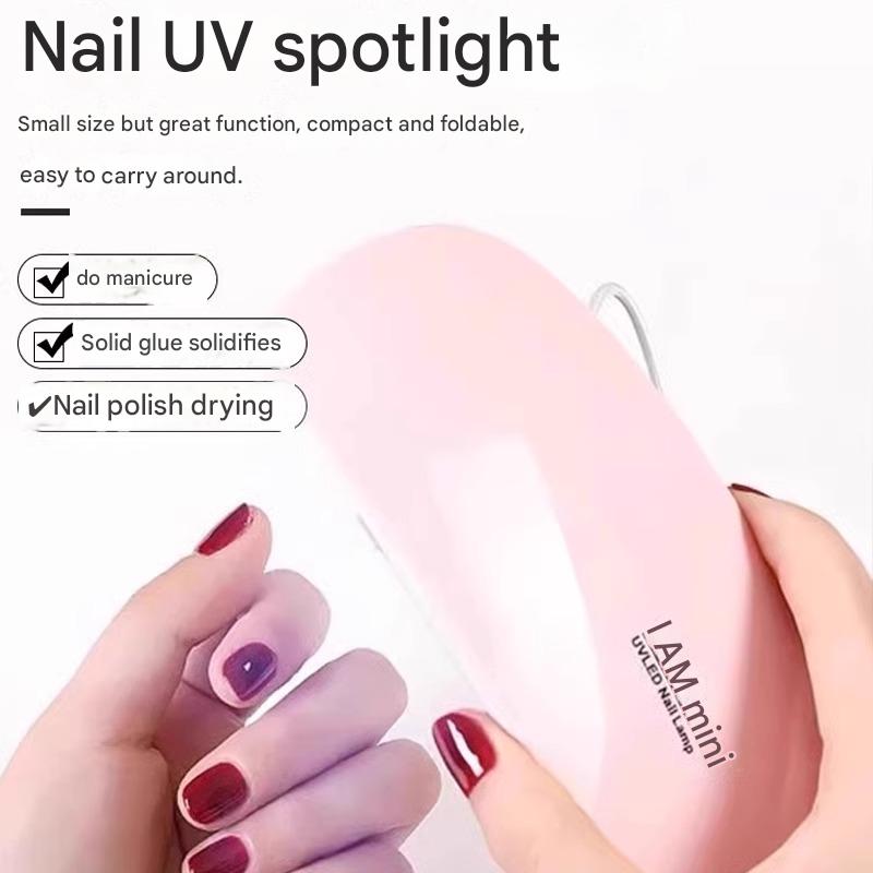Nail lamp USB port portable nail lamp 6W mini nail dryer that does not hurt your hands