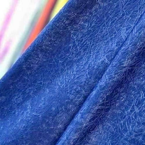 Royal blue curtain 2pcs[1.5M+1.5M] +1pc White Shear-3PCS Set