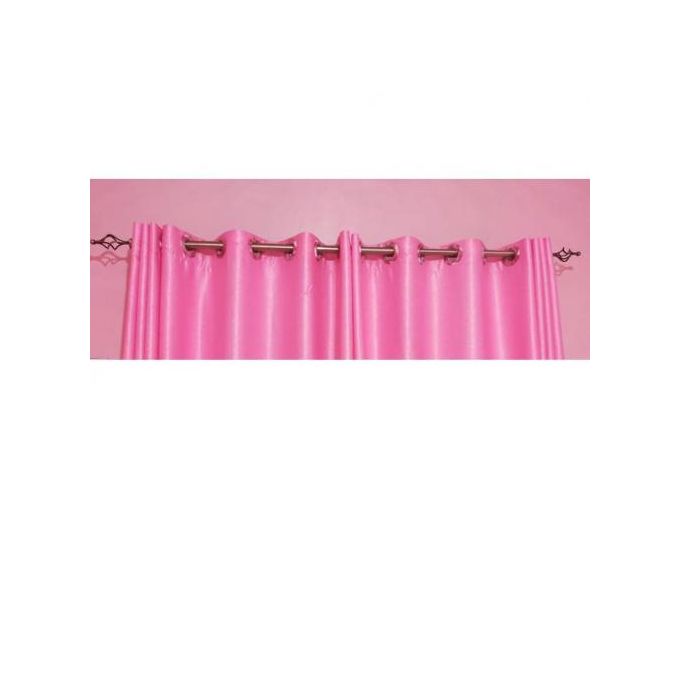 Pink curtain 2pcs[1.5M+1.5M] +1pc White Shear-3PCS Set