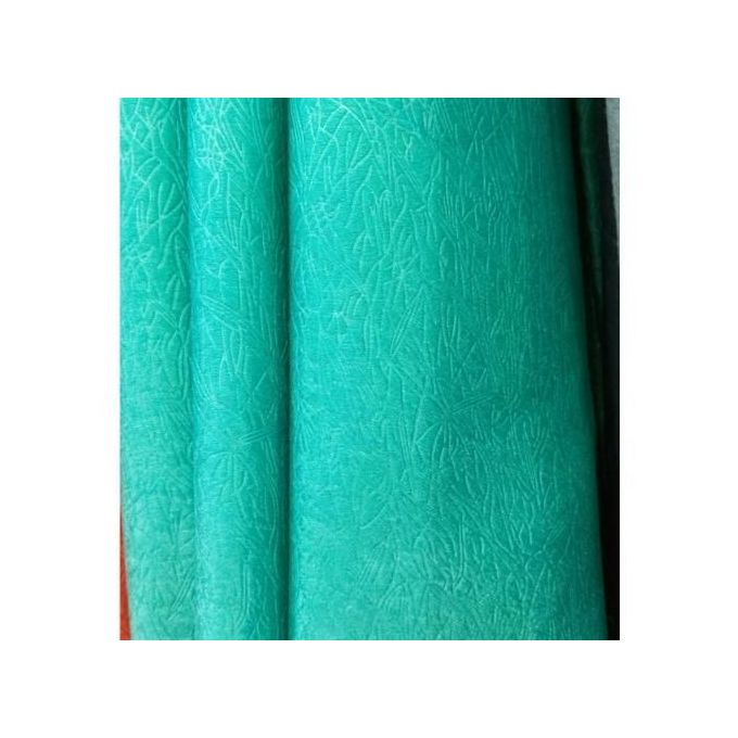 Turquoise blue curtain 2pcs[1.5M+1.5M] +1pc White Shear-3PCS Set