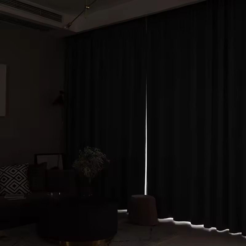 Grey Light curtain 2pcs[1.5M+1.5M] +1pc White Shear-3PCS Set