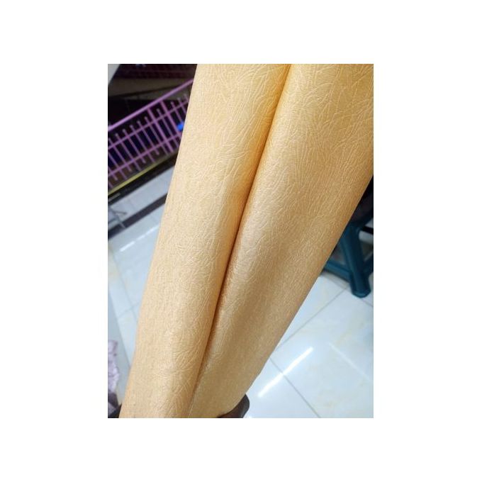 Cream curtain 2pcs[1.5M+1.5M] +1pc White Shear-3PCS Set