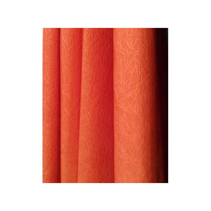 Orange curtain 2pcs[1.5M+1.5M] +1pc White Shear-3PCS Set