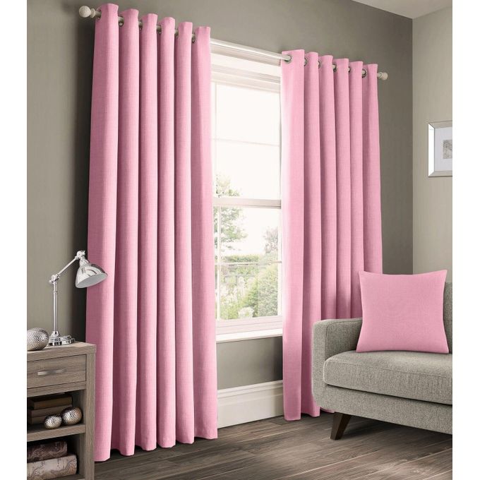 Pink Curtains 2Pcs 2M Each WITHOUT SHEER