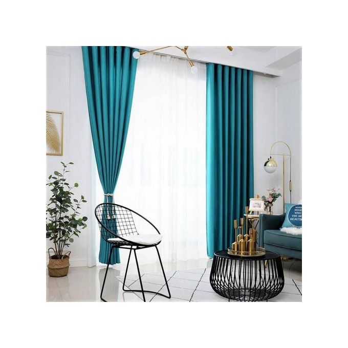 1PC LATEST luxury TURQUOISE  CURTAINS for your living room windows and doors
