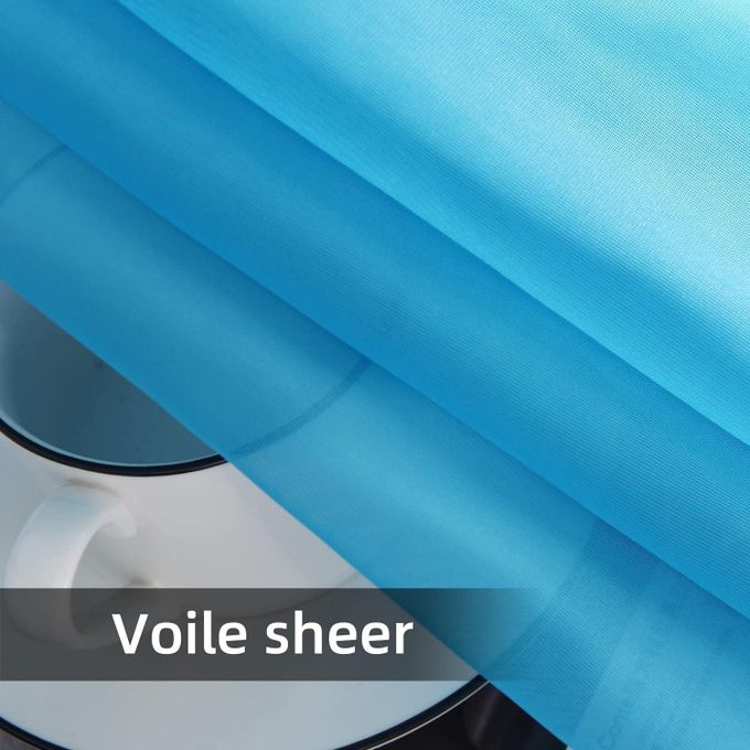 (NEW  ARRIVALS!) SKY BLUE sheer For Living Room Windows and Doors
