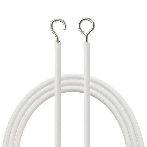 Curtain Wire With Strong Hooks (Window cord wire cable) + Threaded Hooks