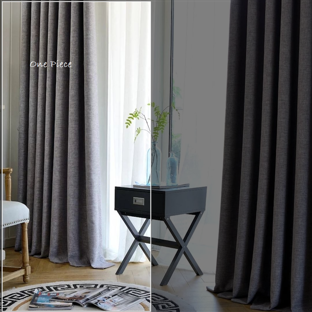 Grey Curtain For Window And Door Sitting Room, Dining Room. Note: Please Carefully Select Your Preferred Number of Pieces/Panels and their respective lengths.