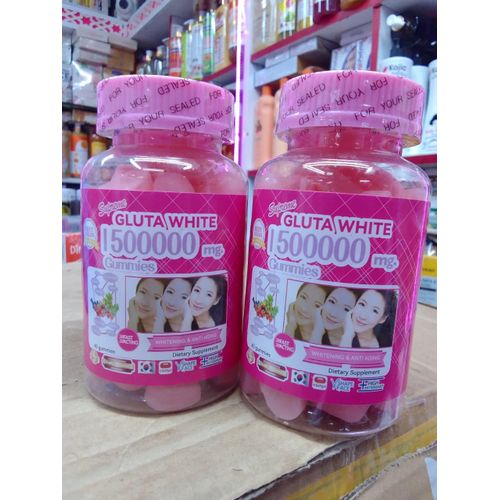 Gluta White Glutathione Supreme White 1500000mg Anti Aging Capsules.