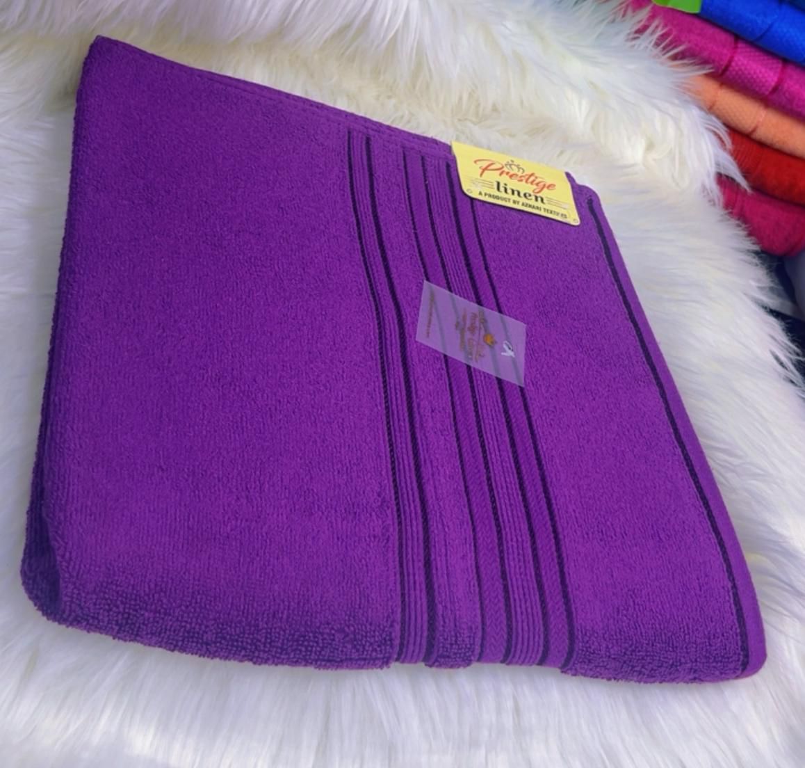 Prestige large coloured towels 90x165cm made from 100% Cotton, making them exceptionally soft and durable. Whether it’s a face towel, hand towel, bath towel, or bath sheet, the plush thickness helps