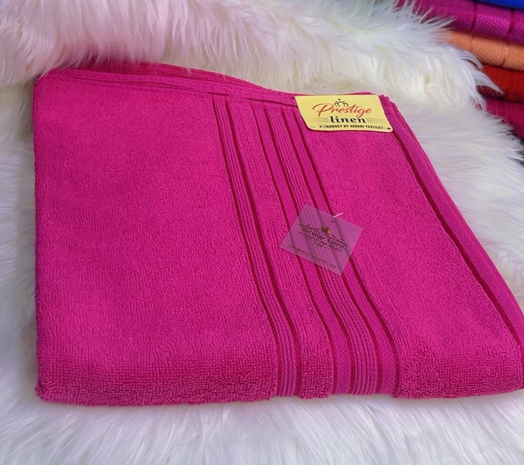 Prestige large coloured towels 90x165cm made from 100% Cotton, making them exceptionally soft and durable. Whether it’s a face towel, hand towel, bath towel, or bath sheet, the plush thickness helps