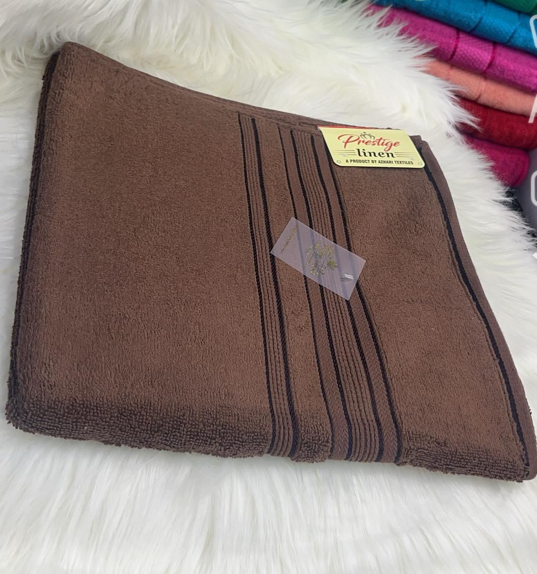 Prestige large coloured towels 90x165cm made from 100% Cotton, making them exceptionally soft and durable. Whether it’s a face towel, hand towel, bath towel, or bath sheet, the plush thickness helps