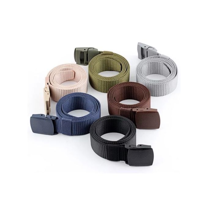 Men Fabric Adjustable Canvas Belt -Tactical Belts