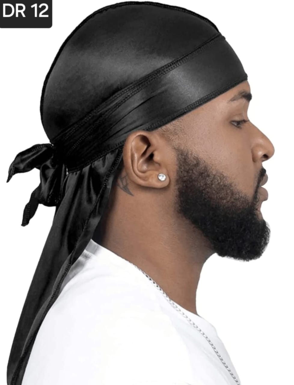 Silk Durag, Extra Long Tail, Wide Straps, Designer Do-Rag for Waves professionally stitched durag Imported Super Fine Quality Unisex Men Women Silk Durag Doo Rag Long Tail Headwrap Chemo Cap unisex..